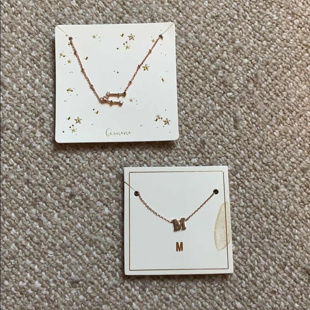 Two Rose Gold Necklaces